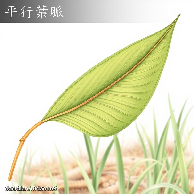 平行葉脈 - 國語大辭典配圖