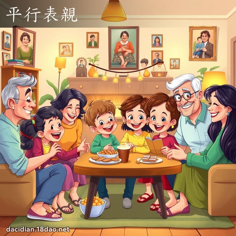 平行表亲 - 国语大辞典配图