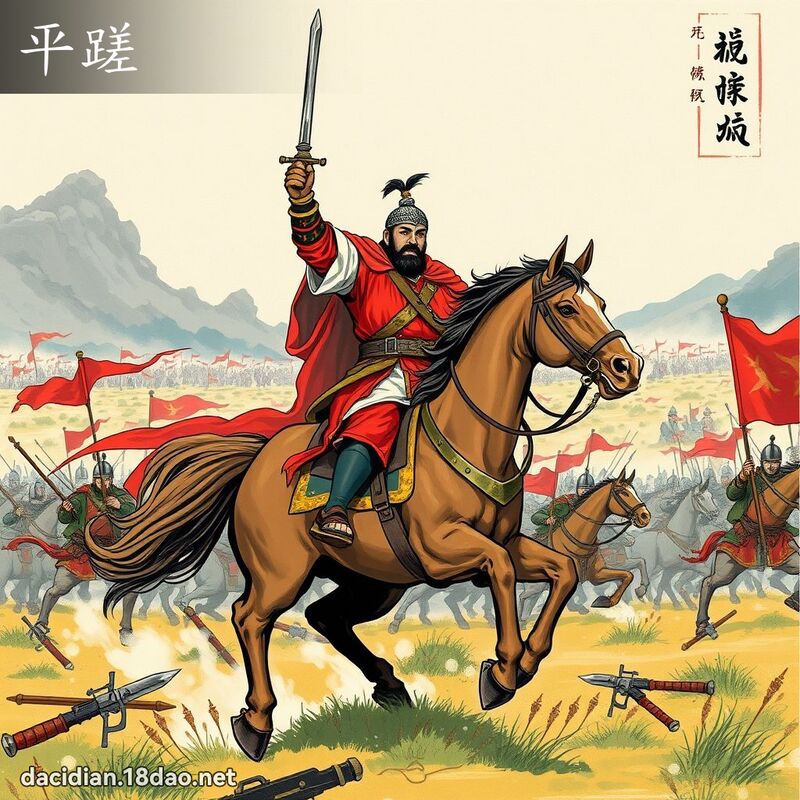 平蹉 - 国语大辞典配图