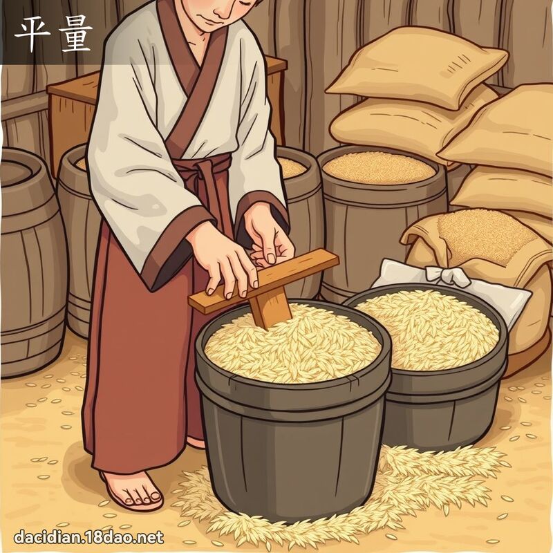 平量 - 国语大辞典配图