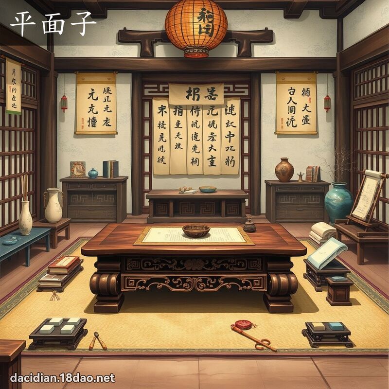 平面子 - 國語大辭典配圖