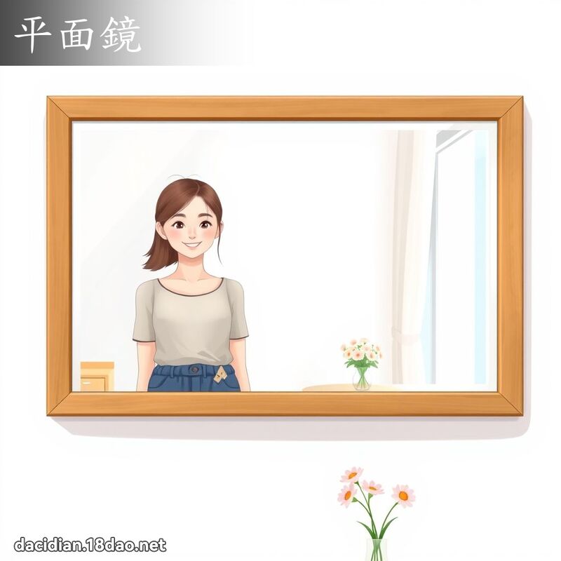 平面镜 - 国语大辞典配图