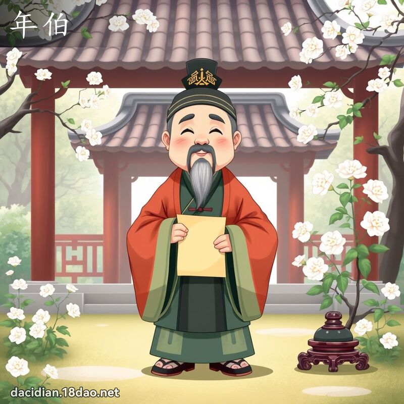 年伯 - 国语大辞典配图