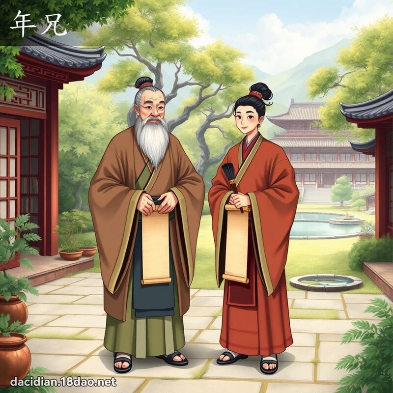 年兄 - 国语大辞典配图