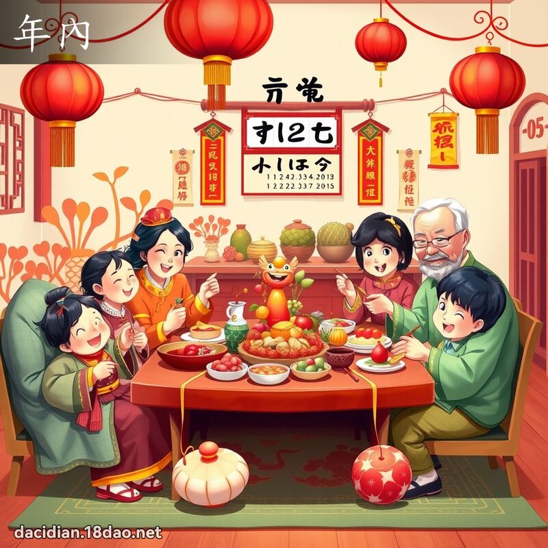 年內 - 國語大辭典配圖