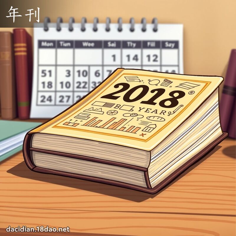 年刊 - 國語大辭典配圖