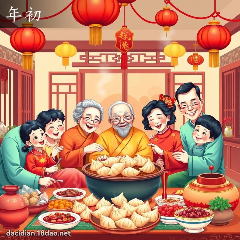年初 - 国语大辞典配图