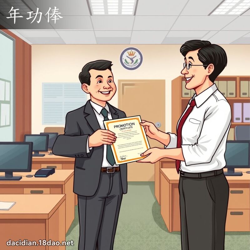 年功俸 - 国语大辞典配图