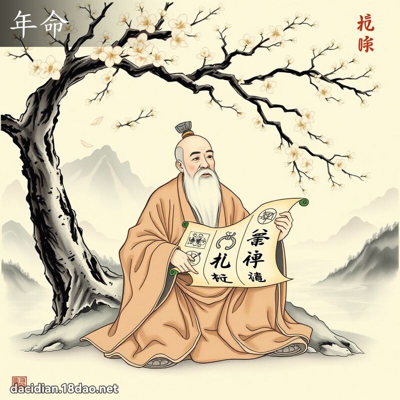 年命 - 國語大辭典配圖