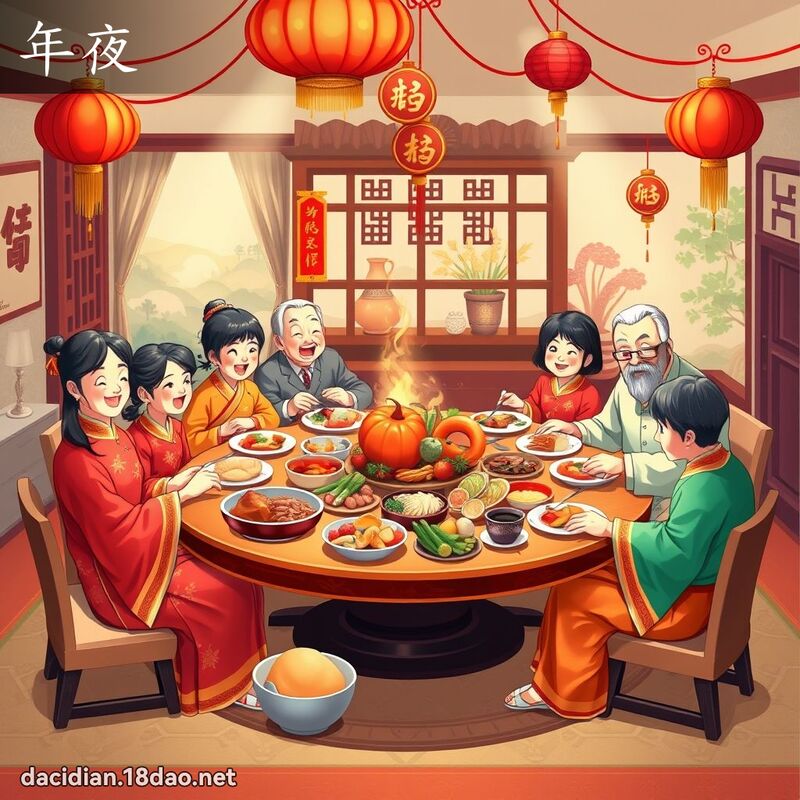 年夜 - 国语大辞典配图