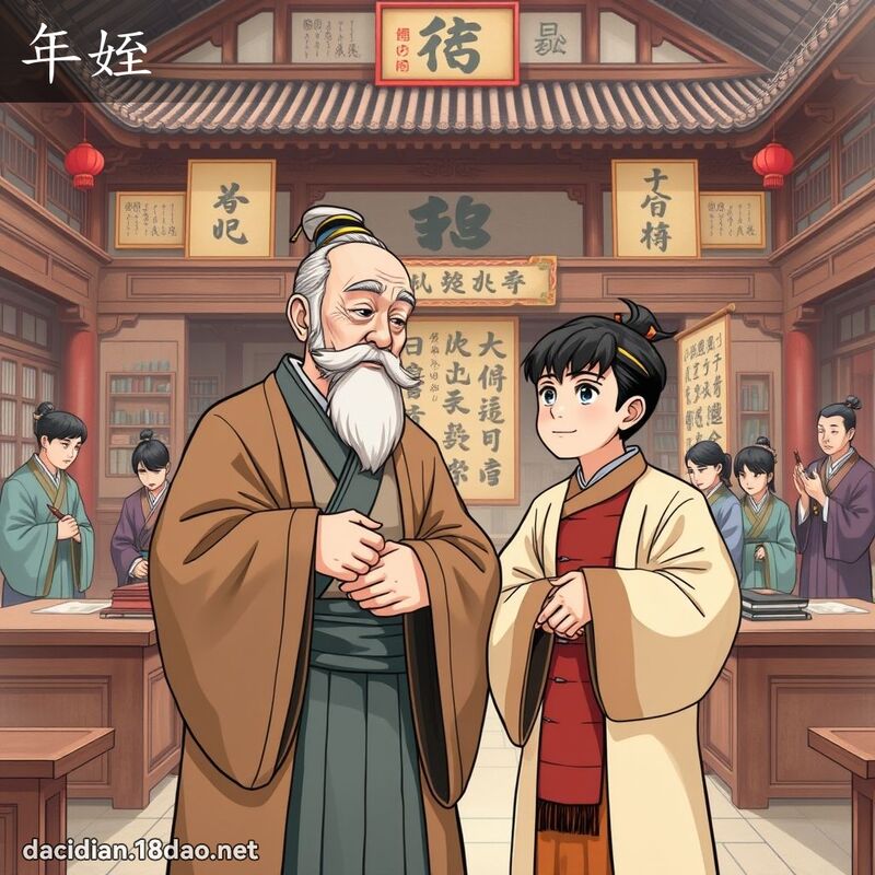 年姪 - 國語大辭典配圖