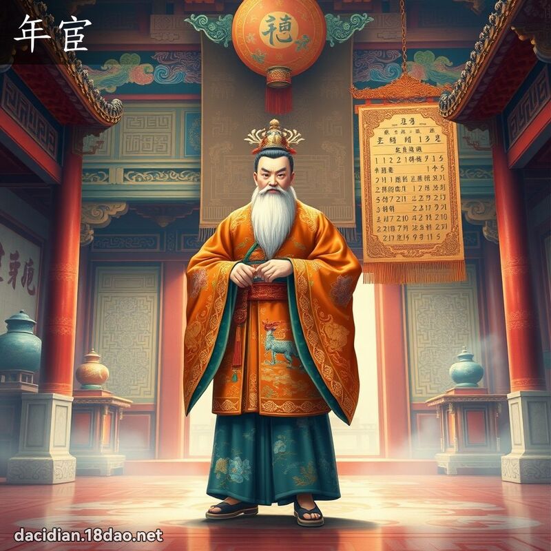 年宦 - 国语大辞典配图