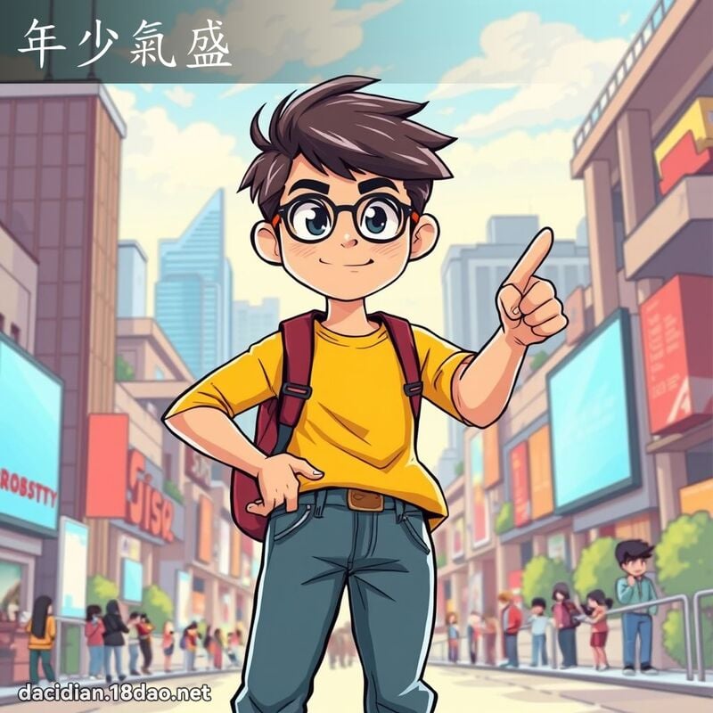 年少氣盛 - 國語大辭典配圖