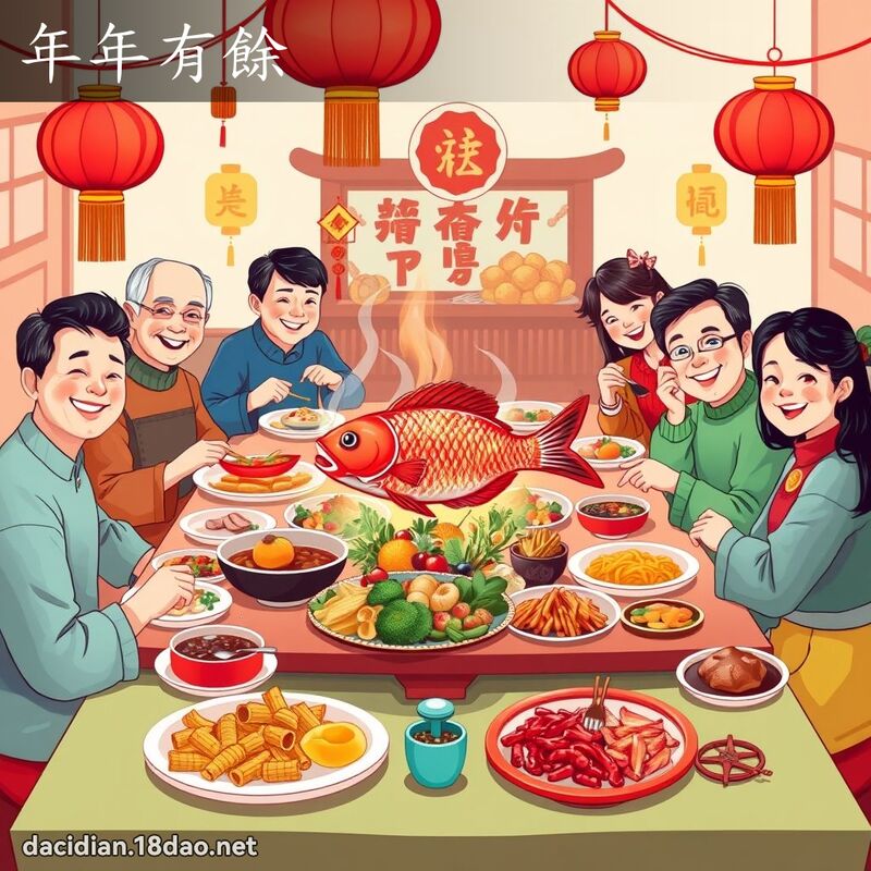 年年有餘 - 國語大辭典配圖