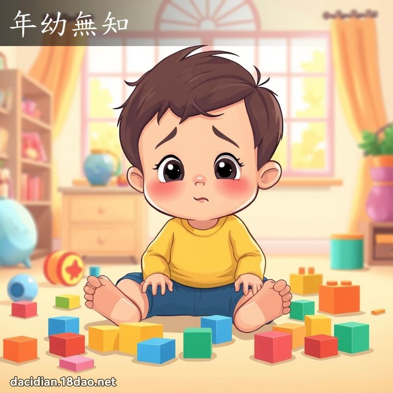 年幼无知 - 国语大辞典配图