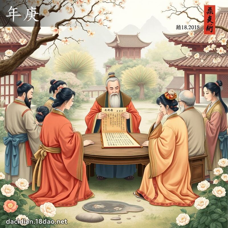 年庚 - 國語大辭典配圖