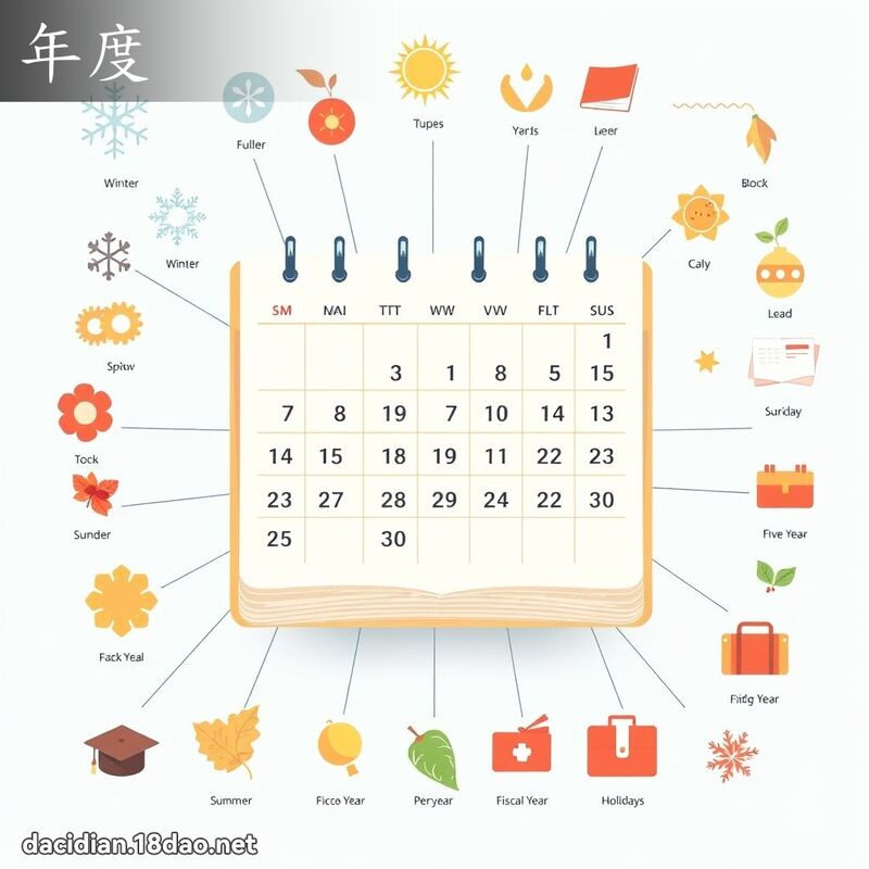 年度 - 國語大辭典配圖