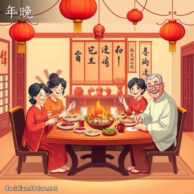 年晚 - 國語大辭典配圖