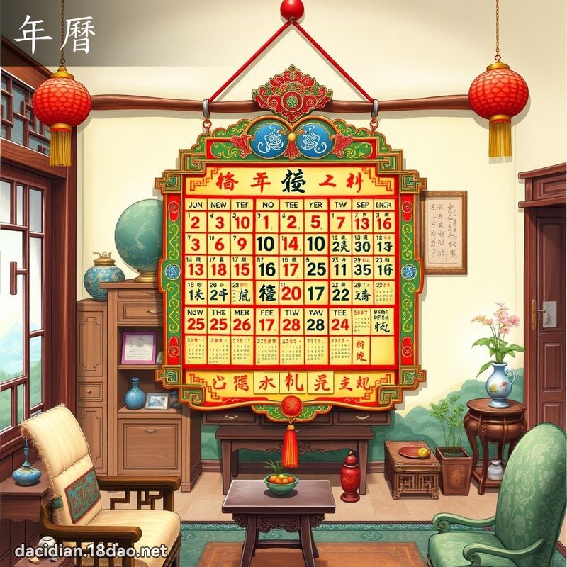 年曆 - 國語大辭典配圖