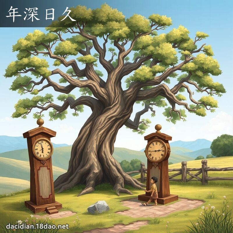年深日久 - 國語大辭典配圖