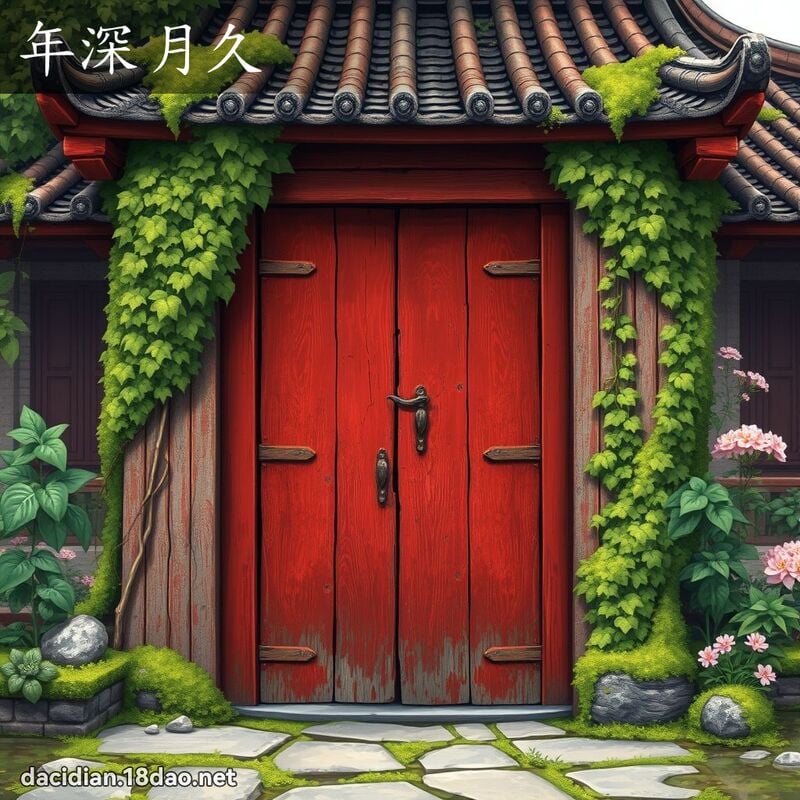 年深月久 - 國語大辭典配圖