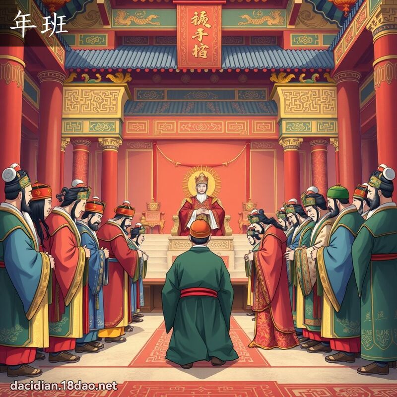 年班 - 國語大辭典配圖