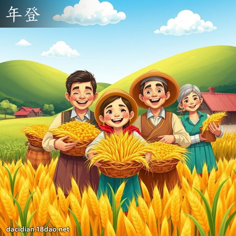 年登 - 國語大辭典配圖
