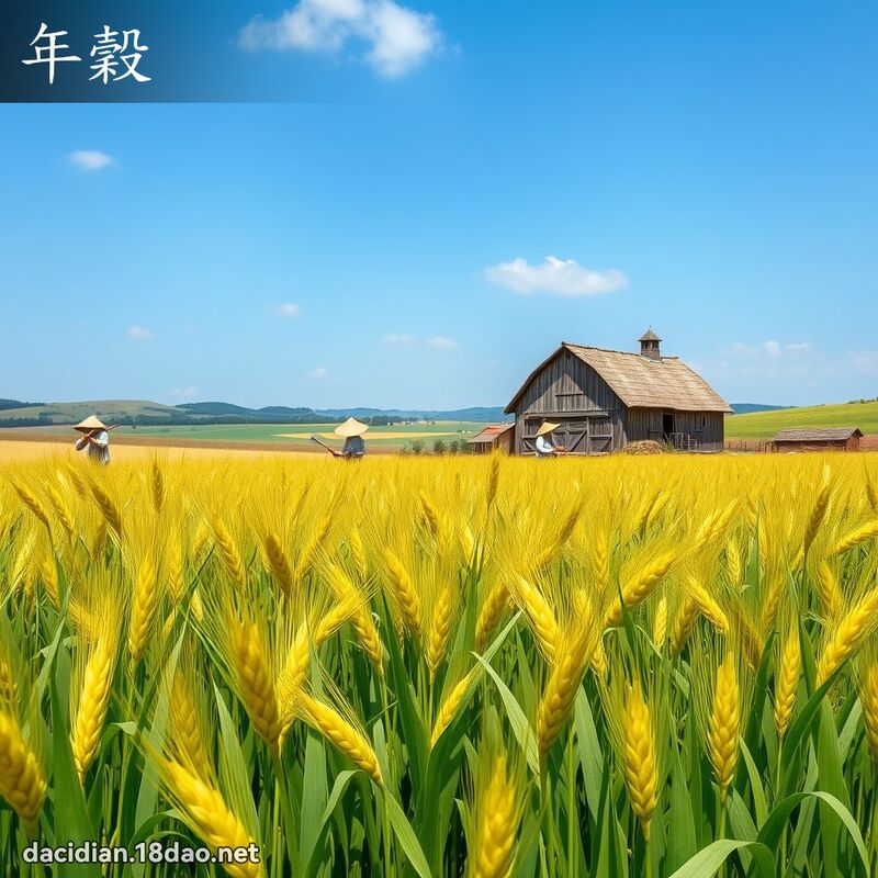 年穀 - 國語大辭典配圖