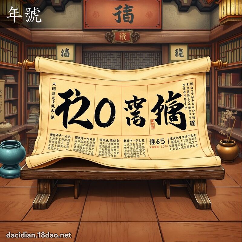 年號 - 國語大辭典配圖
