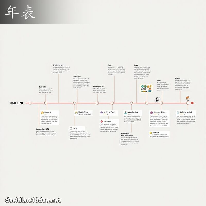 年表 - 国语大辞典配图