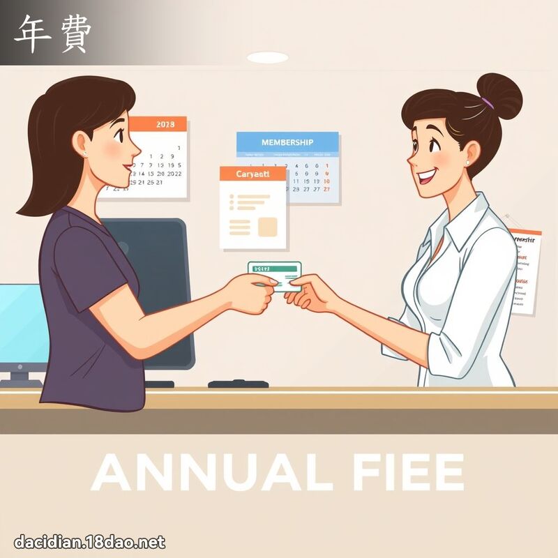 年费 - 国语大辞典配图