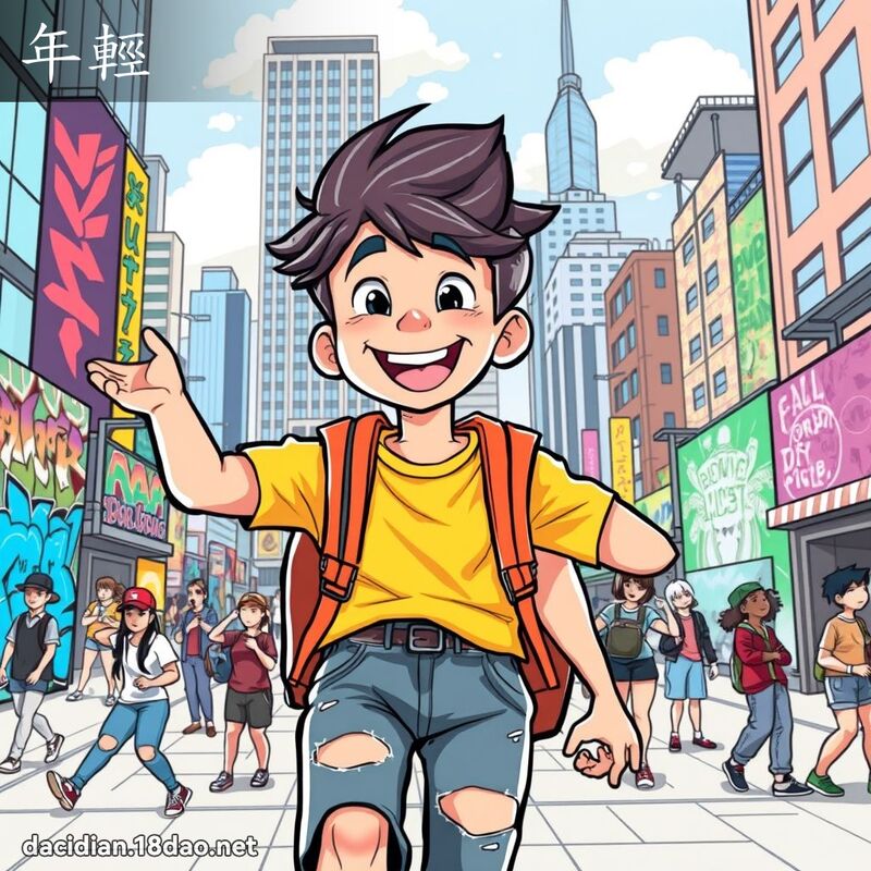 年轻 - 国语大辞典配图