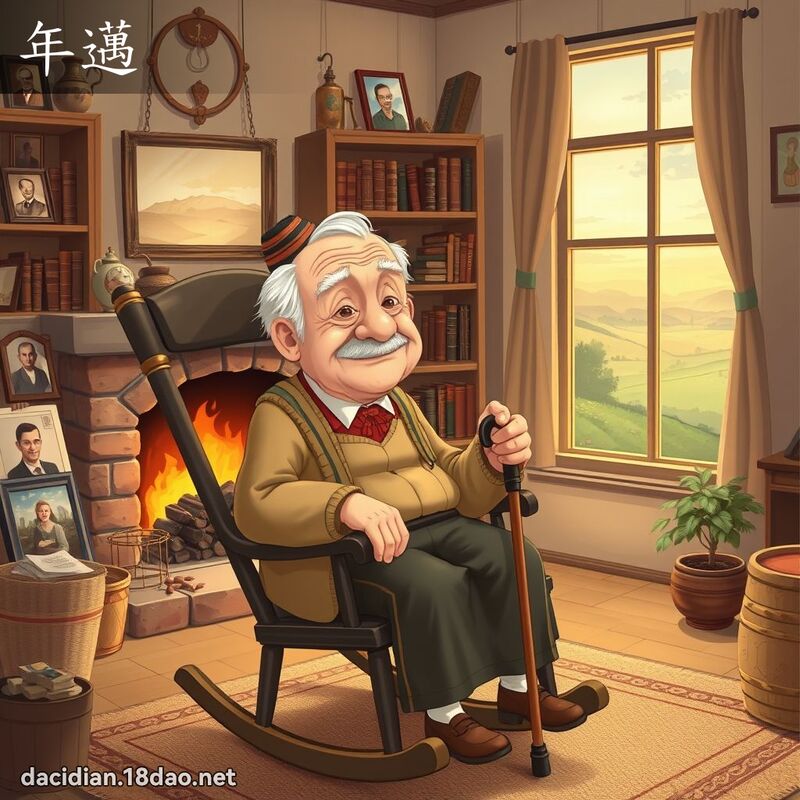 年邁 - 國語大辭典配圖