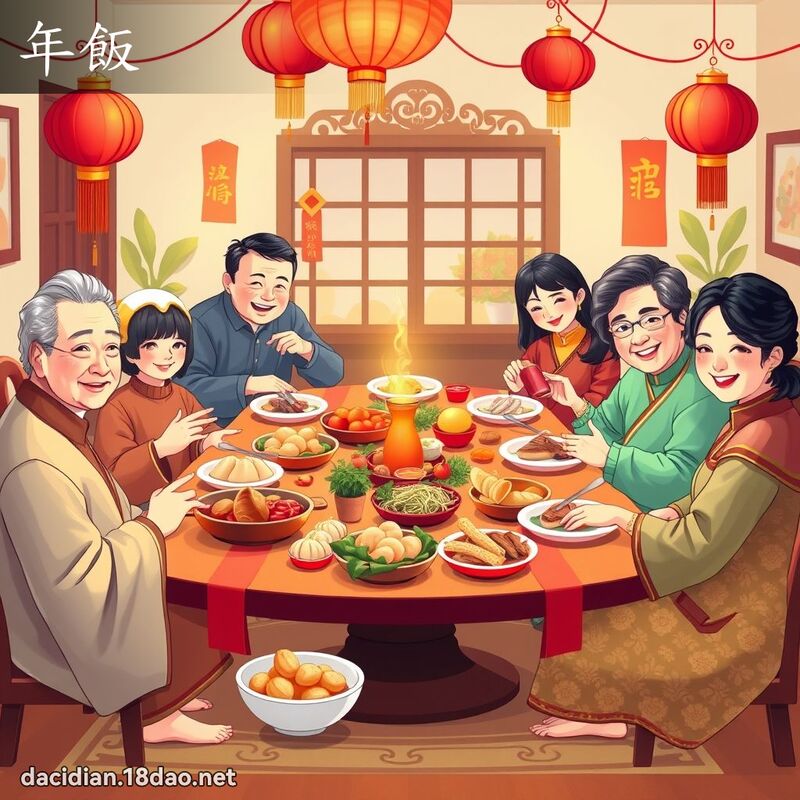年饭 - 国语大辞典配图