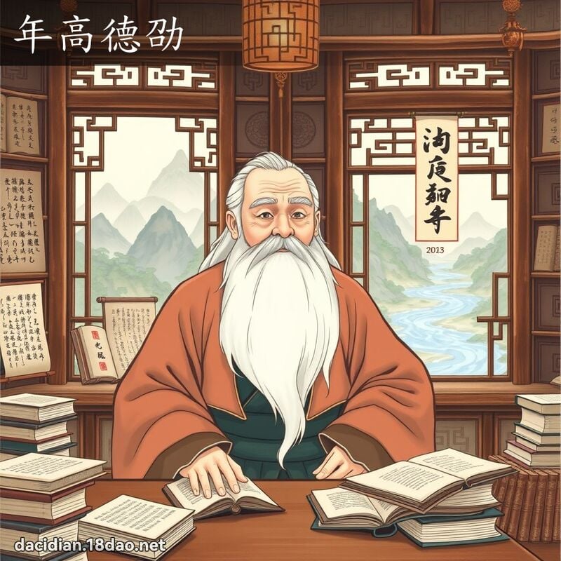 年高德劭 - 国语大辞典配图