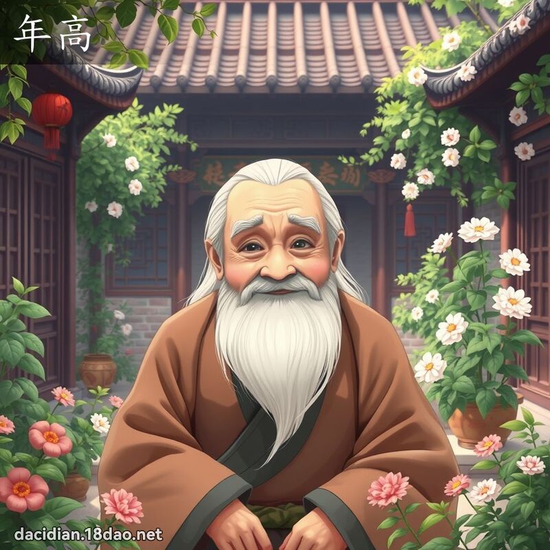 年高 - 國語大辭典配圖