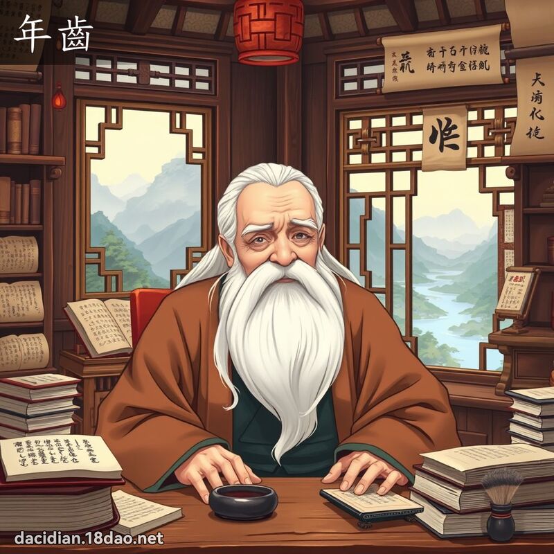年齒 - 國語大辭典配圖