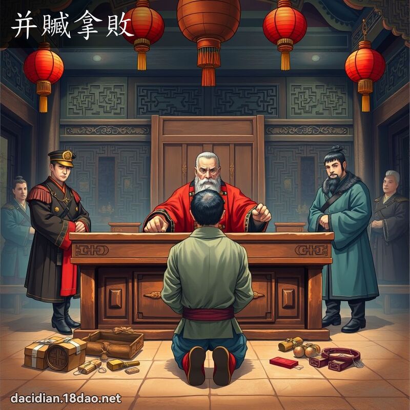 并贓拿敗 - 國語大辭典配圖