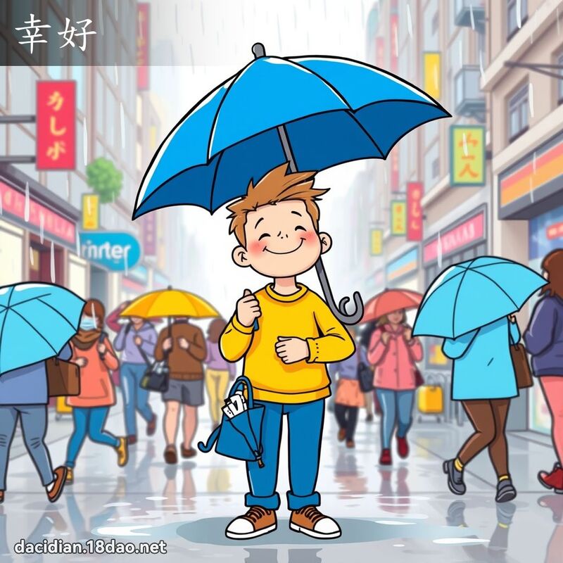 幸好 - 国语大辞典配图