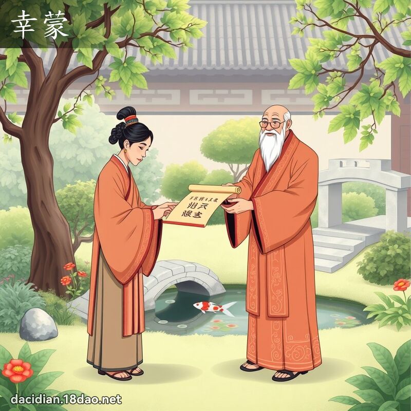 幸蒙 - 国语大辞典配图