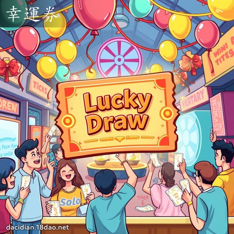 幸運券 - 國語大辭典配圖