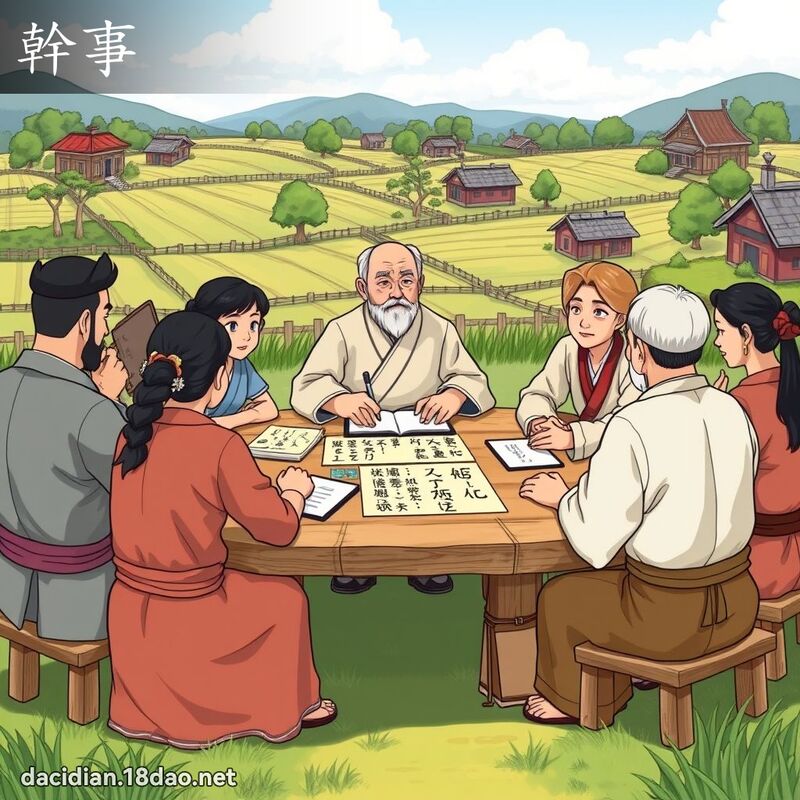 干事 - 国语大辞典配图