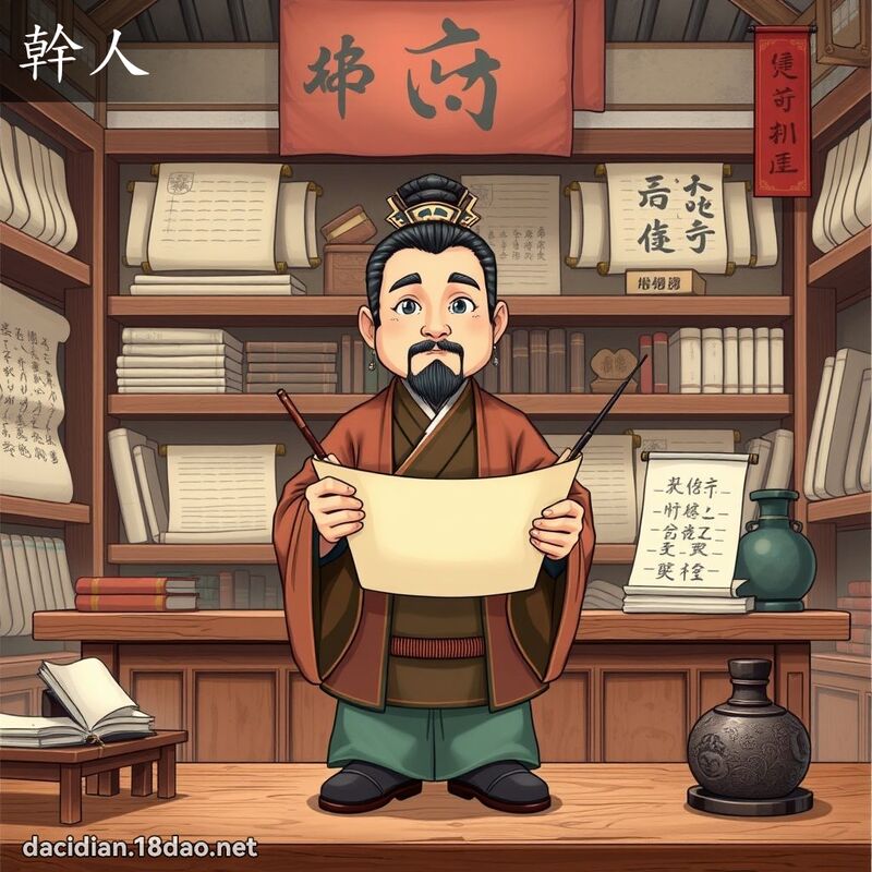 干人 - 国语大辞典配图