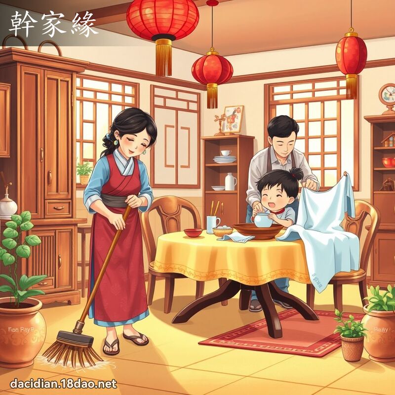 幹家緣 - 國語大辭典配圖