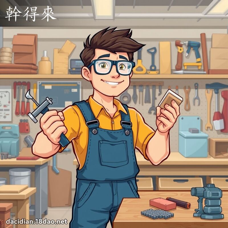 幹得來 - 國語大辭典配圖