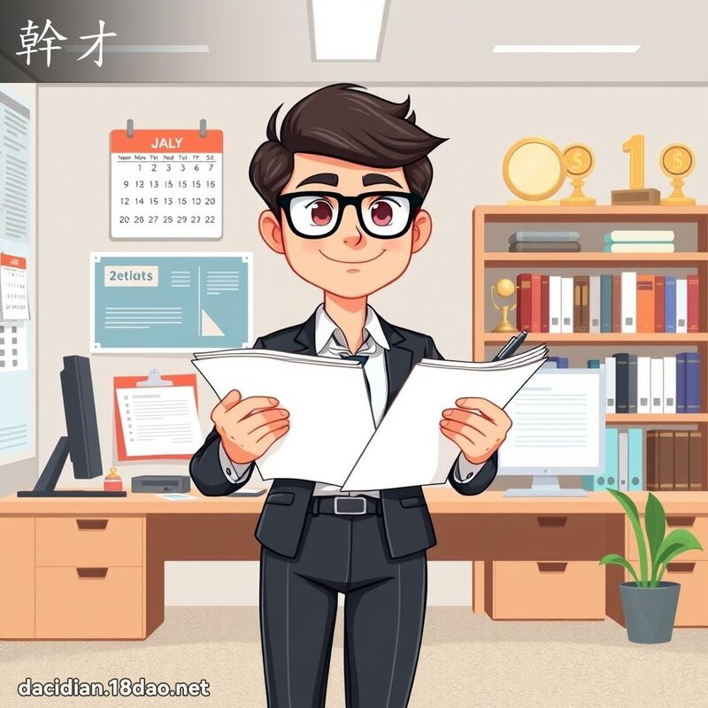 幹才 - 國語大辭典配圖