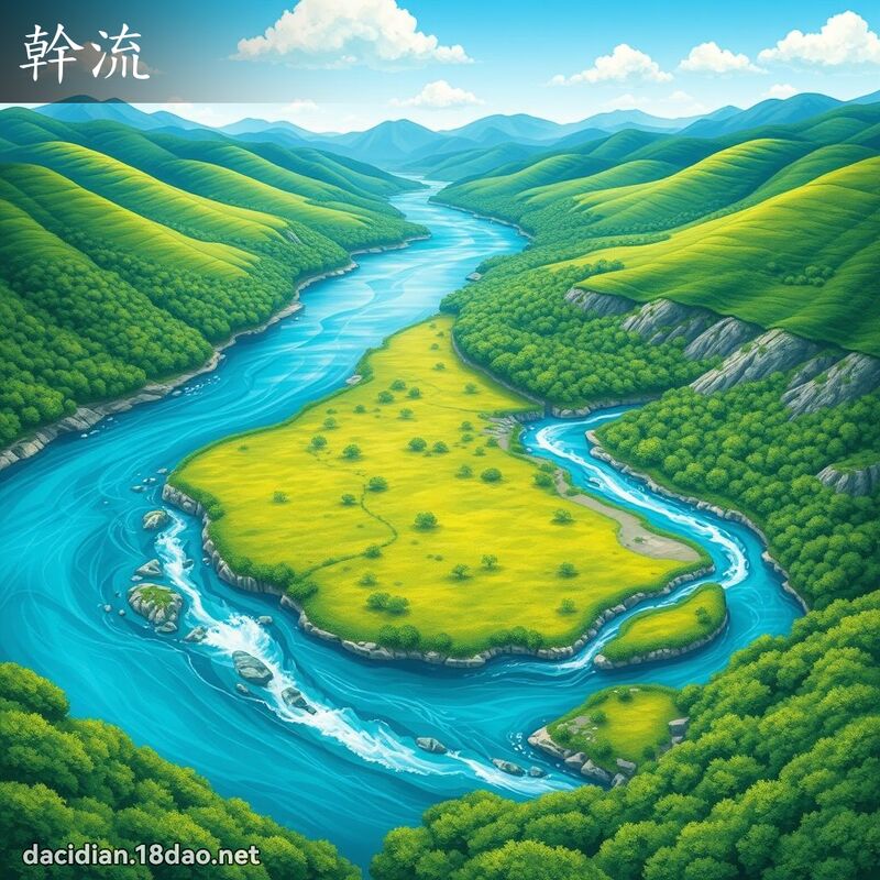 幹流 - 國語大辭典配圖