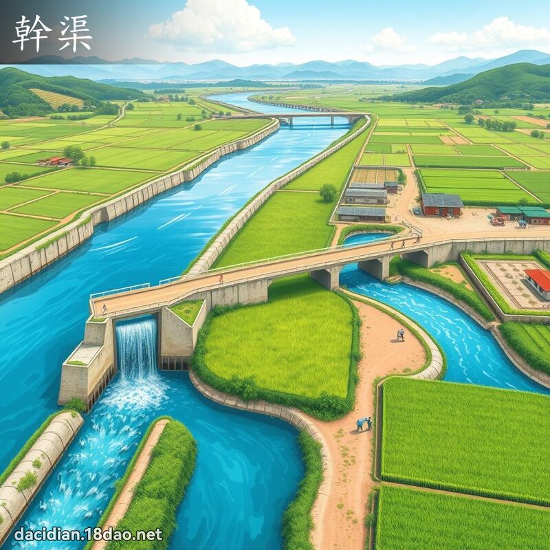 幹渠 - 國語大辭典配圖