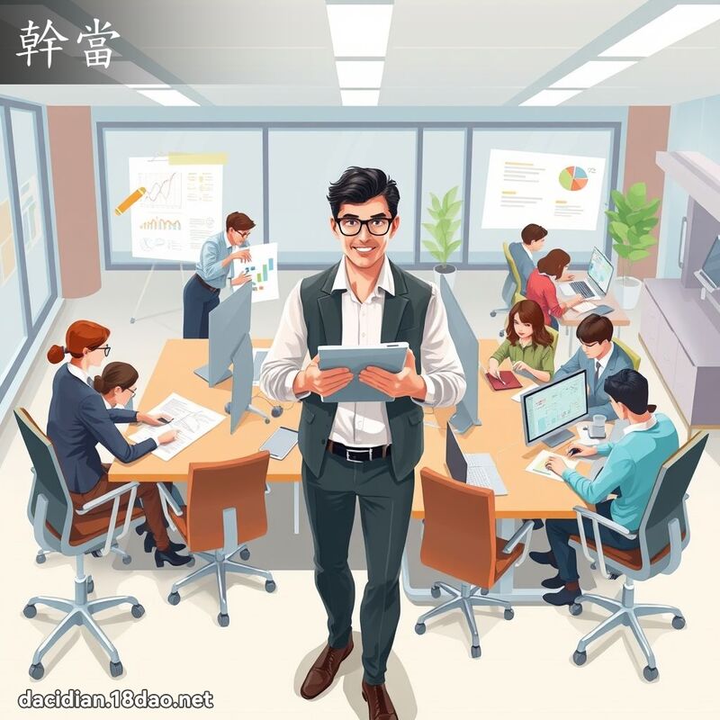 干当 - 国语大辞典配图