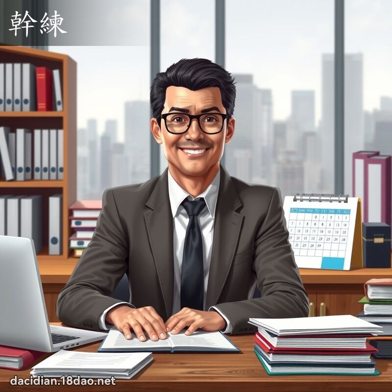 幹練 - 國語大辭典配圖